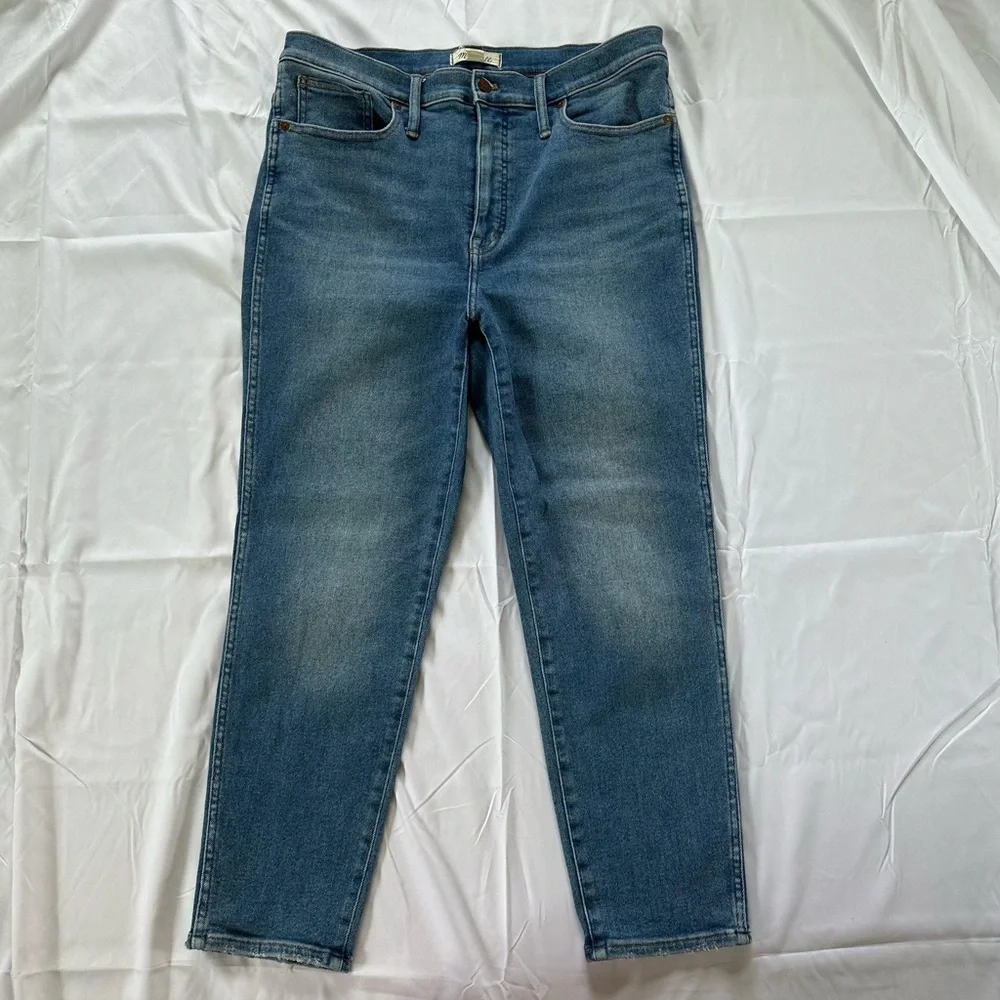 Madewell High Rise Stovepipe Crop Jeans Ditmas Wash Women’s 32
